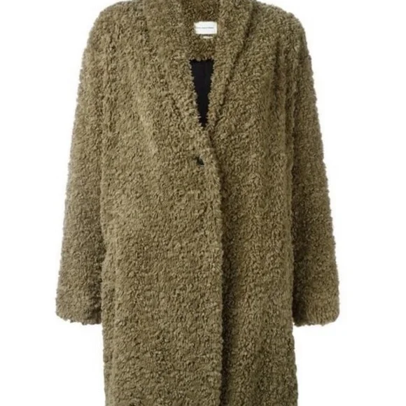 Isabel Marant Adams Faux Fur Teddy Jacket - Picture 2 of 12